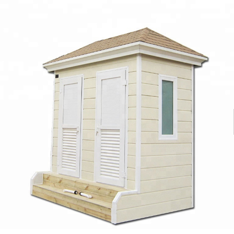 Wood finish portable mobile chemical toilet china public toilet